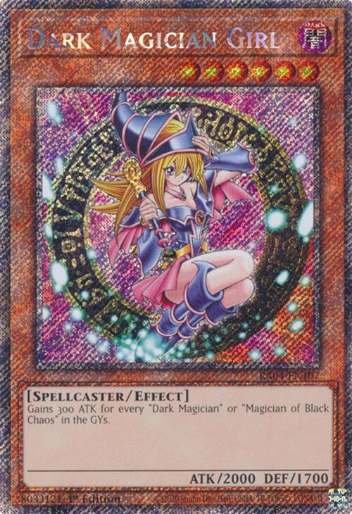 Dark Magician Girl (3rd Art) [RA04-EN107] Platinum Secret Rare | Exor Games Summserside