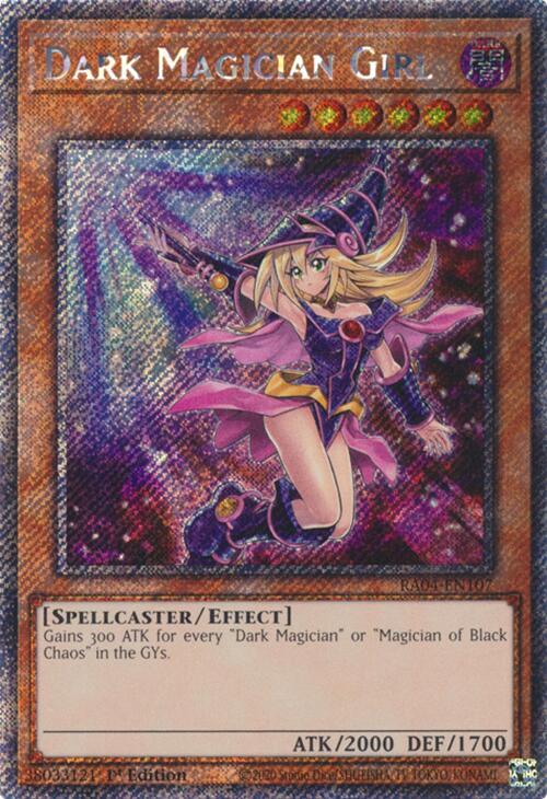 Dark Magician Girl (7th Art) [RA04-EN107] Platinum Secret Rare | Exor Games Summserside