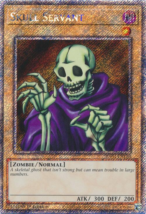Skull Servant [RA04-EN110] Platinum Secret Rare | Exor Games Summserside