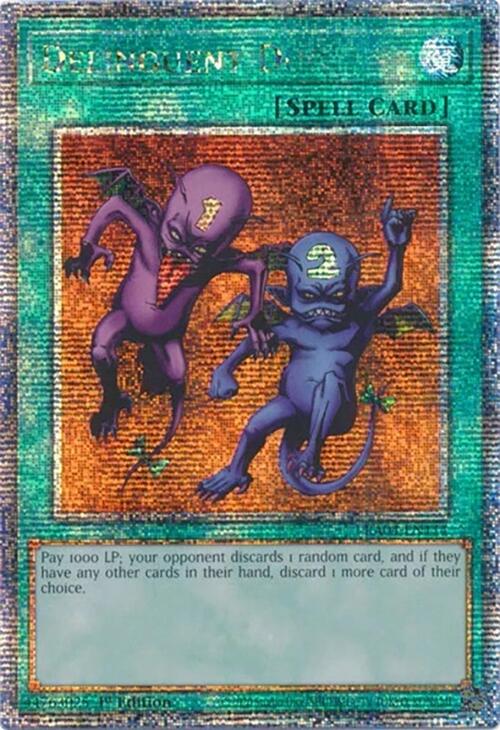 Delinquent Duo [RA04-EN114] Quarter Century Secret Rare | Exor Games Summserside