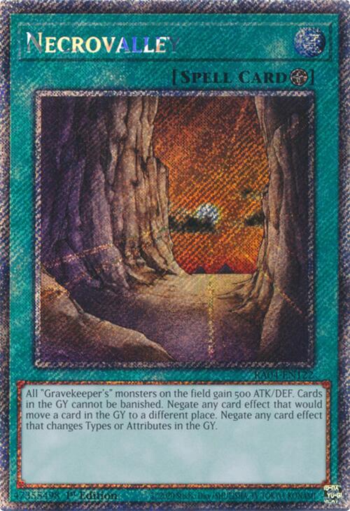 Necrovalley [RA04-EN122] Platinum Secret Rare | Exor Games Summserside