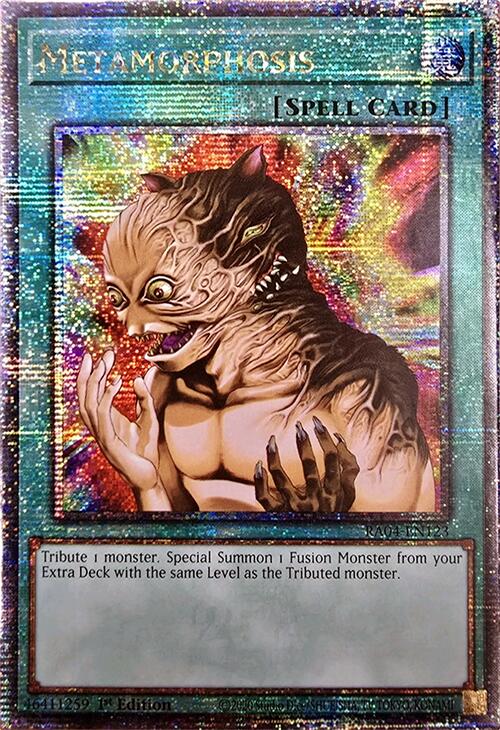Metamorphosis [RA04-EN123] Quarter Century Secret Rare | Exor Games Summserside