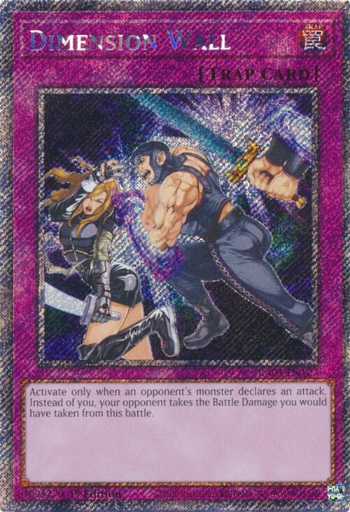 Dimension Wall [RA04-EN127] Platinum Secret Rare | Exor Games Summserside