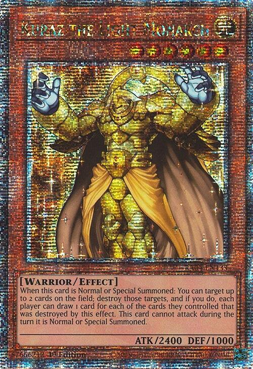 Kuraz the Light Monarch [RA04-EN133] Quarter Century Secret Rare | Exor Games Summserside