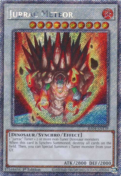 Jurrac Meteor [RA04-EN139] Platinum Secret Rare | Exor Games Summserside