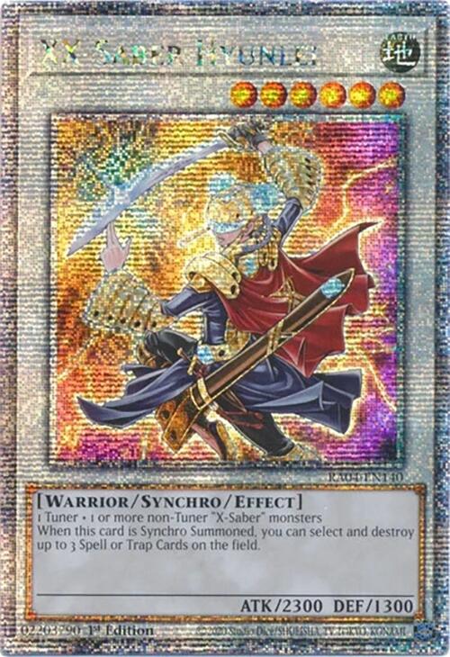 XX-Saber Hyunlei [RA04-EN140] Quarter Century Secret Rare | Exor Games Summserside