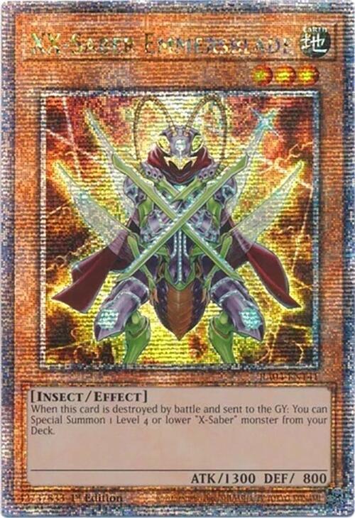 XX-Saber Emmersblade [RA04-EN141] Quarter Century Secret Rare | Exor Games Summserside