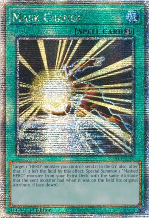 Mask Change [RA04-EN142] Quarter Century Secret Rare | Exor Games Summserside