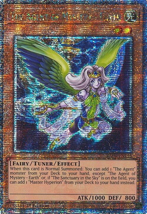 The Agent of Mystery - Earth [RA04-EN146] Quarter Century Secret Rare | Exor Games Summserside