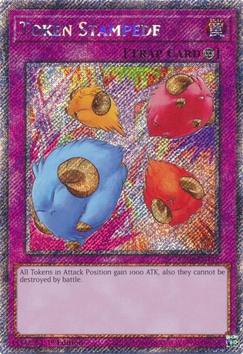 Token Stampede [RA04-EN149] Platinum Secret Rare | Exor Games Summserside