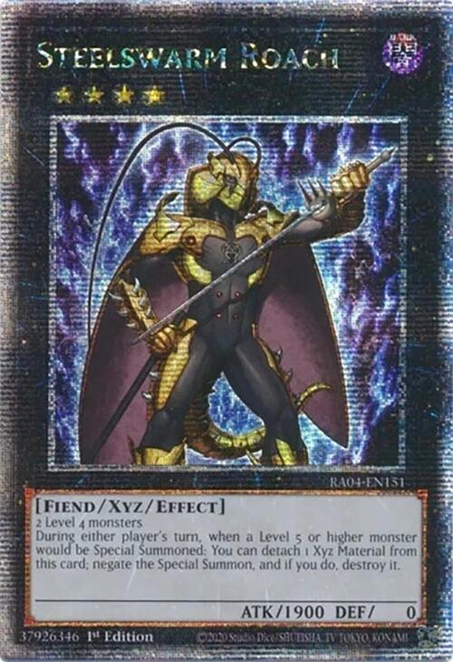 Steelswarm Roach [RA04-EN151] Quarter Century Secret Rare | Exor Games Summserside