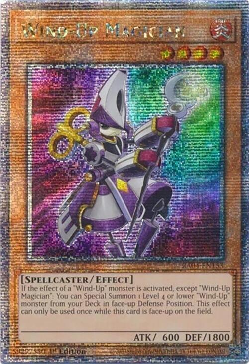 Wind-Up Magician [RA04-EN153] Quarter Century Secret Rare | Exor Games Summserside