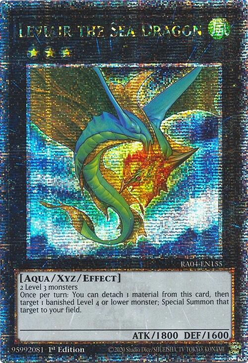 Leviair the Sea Dragon [RA04-EN155] Quarter Century Secret Rare | Exor Games Summserside