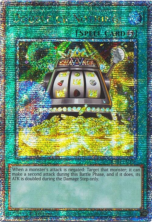 Double or Nothing! [RA04-EN156] Quarter Century Secret Rare | Exor Games Summserside