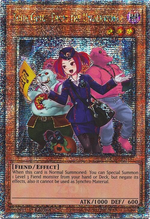 Tour Guide from the Underworld (Alternate Art) [RA04-EN157] Quarter Century Secret Rare | Exor Games Summserside