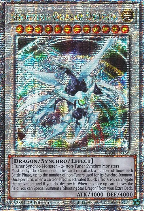 Shooting Quasar Dragon [RA04-EN158] Quarter Century Secret Rare | Exor Games Summserside