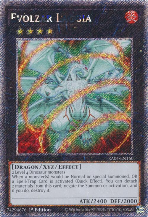 Evolzar Laggia [RA04-EN160] Platinum Secret Rare | Exor Games Summserside