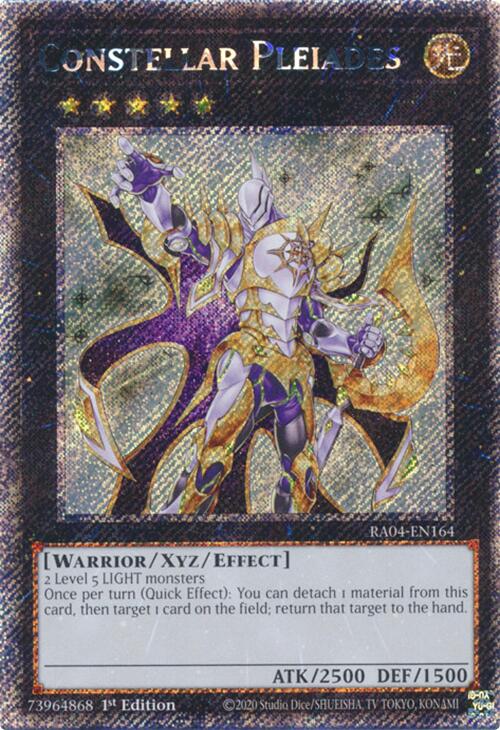 Constellar Pleiades [RA04-EN164] Platinum Secret Rare | Exor Games Summserside