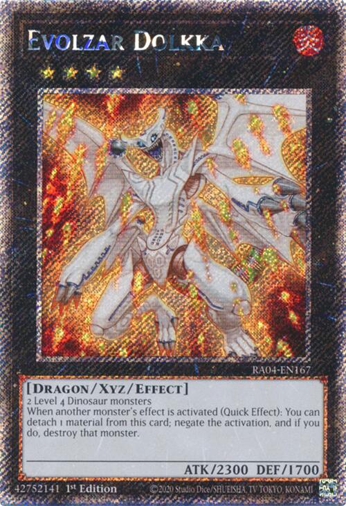 Evolzar Dolkka [RA04-EN167] Platinum Secret Rare | Exor Games Summserside