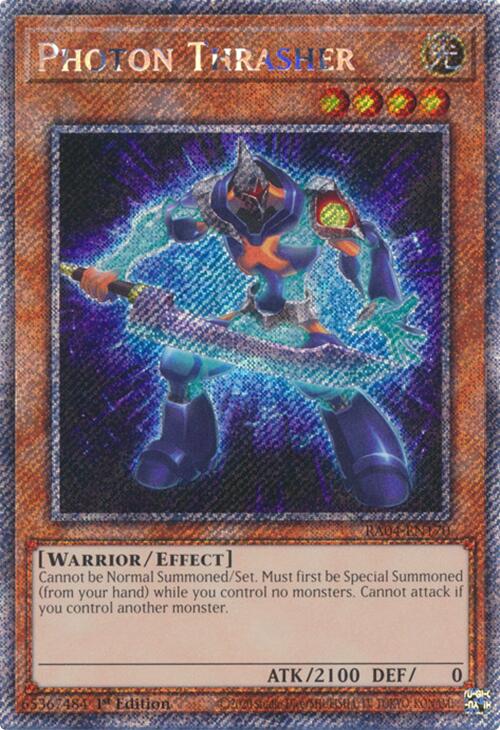 Photon Thrasher [RA04-EN170] Platinum Secret Rare | Exor Games Summserside