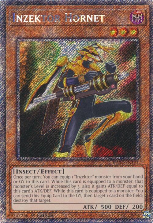 Inzektor Hornet [RA04-EN171] Platinum Secret Rare | Exor Games Summserside