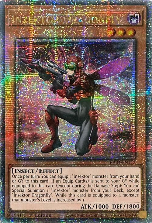 Inzektor Dragonfly [RA04-EN172] Quarter Century Secret Rare | Exor Games Summserside