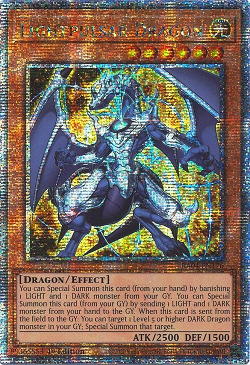 Lightpulsar Dragon [RA04-EN176] Quarter Century Secret Rare | Exor Games Summserside