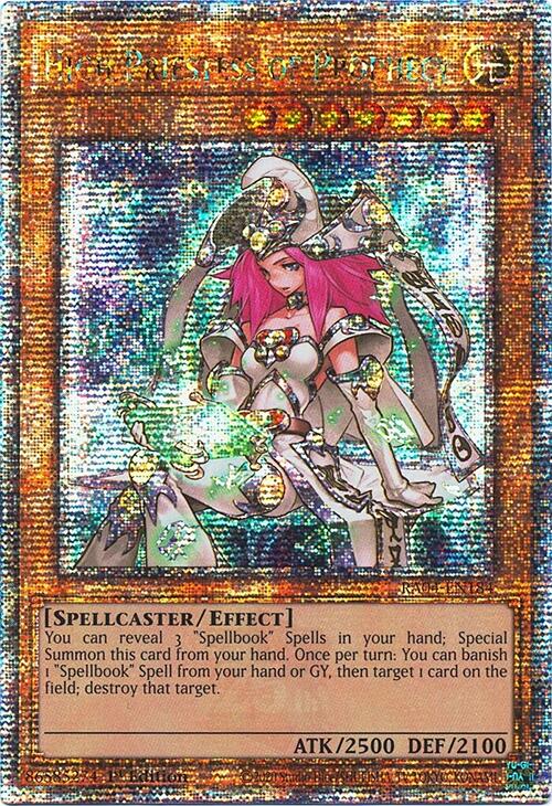 High Priestess of Prophecy [RA04-EN184] Quarter Century Secret Rare | Exor Games Summserside
