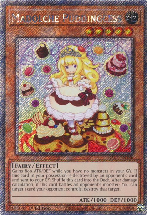 Madolche Puddingcess [RA04-EN186] Platinum Secret Rare | Exor Games Summserside