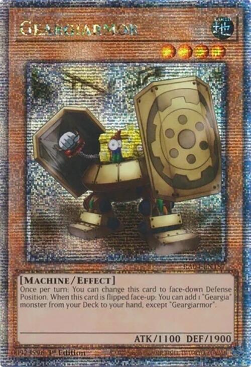 Geargiarmor [RA04-EN187] Quarter Century Secret Rare | Exor Games Summserside