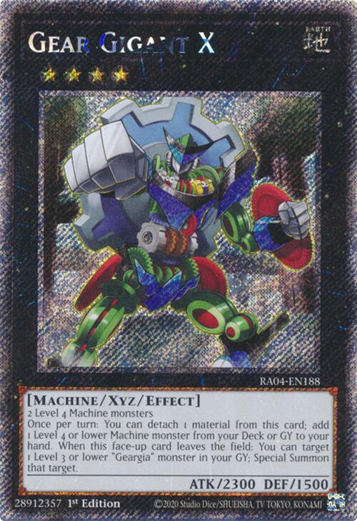 Gear Gigant X [RA04-EN188] Platinum Secret Rare | Exor Games Summserside