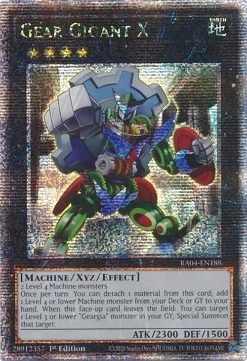 Gear Gigant X [RA04-EN188] Quarter Century Secret Rare | Exor Games Summserside