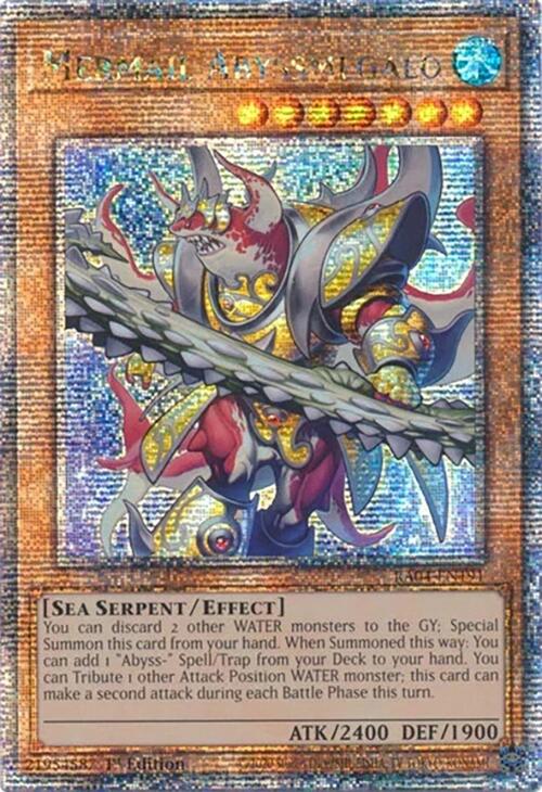 Mermail Abyssmegalo [RA04-EN191] Quarter Century Secret Rare | Exor Games Summserside