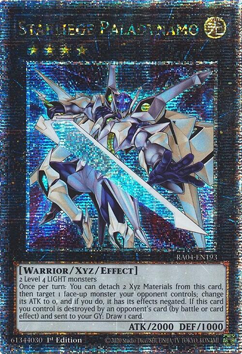Starliege Paladynamo [RA04-EN193] Quarter Century Secret Rare | Exor Games Summserside