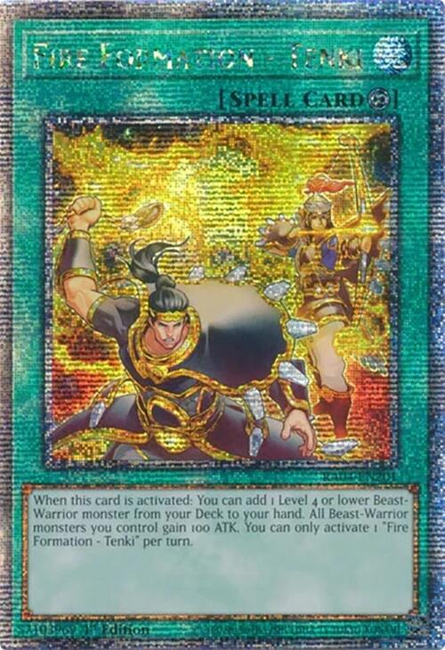 Fire Formation - Tenki [RA04-EN201] Quarter Century Secret Rare | Exor Games Summserside
