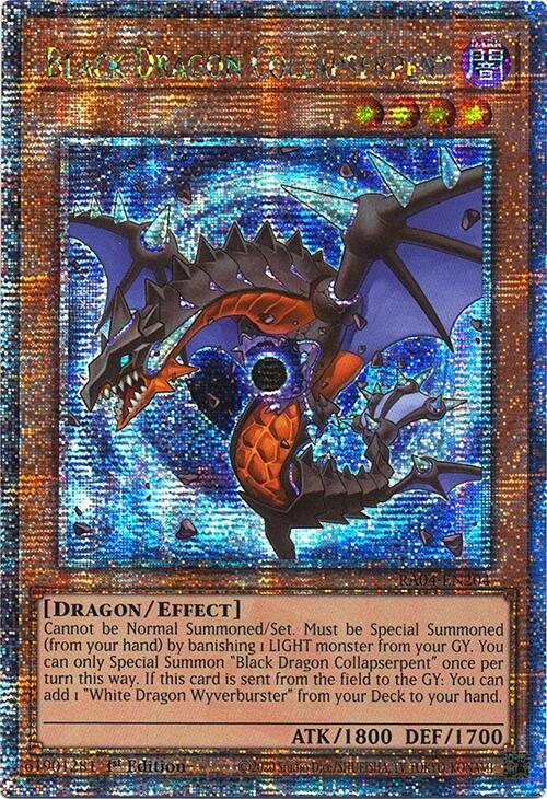 Black Dragon Collapserpent [RA04-EN204] Quarter Century Secret Rare | Exor Games Summserside