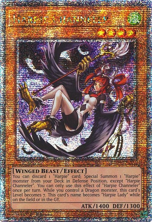 Harpie Channeler [RA04-EN207] Quarter Century Secret Rare | Exor Games Summserside