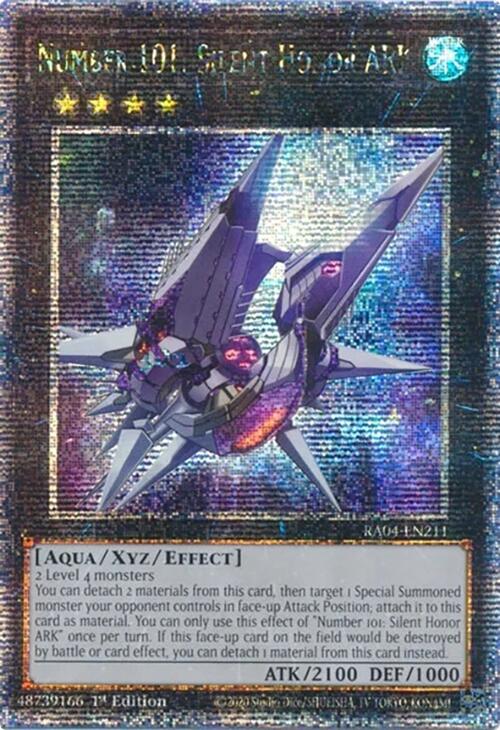 Number 101: Silent Honor ARK [RA04-EN211] Quarter Century Secret Rare | Exor Games Summserside