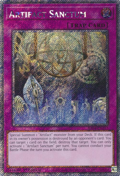 Artifact Sanctum [RA04-EN217] Platinum Secret Rare | Exor Games Summserside