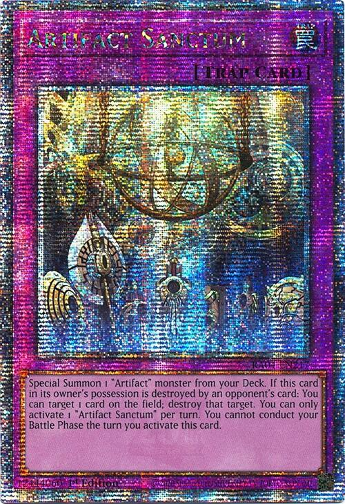 Artifact Sanctum [RA04-EN217] Quarter Century Secret Rare | Exor Games Summserside