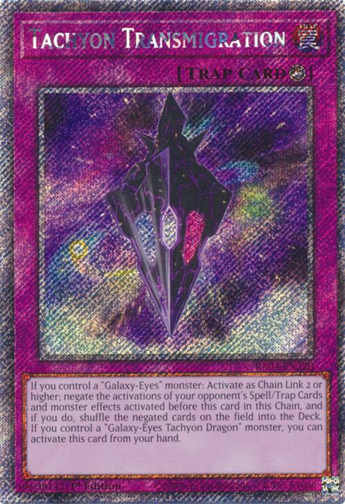 Tachyon Transmigration [RA04-EN220] Platinum Secret Rare | Exor Games Summserside