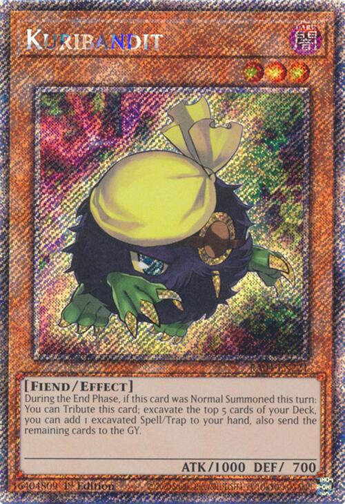 Kuribandit [RA04-EN221] Platinum Secret Rare | Exor Games Summserside
