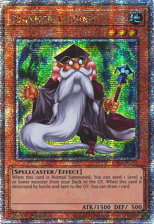 Mathematician [RA04-EN223] Quarter Century Secret Rare | Exor Games Summserside