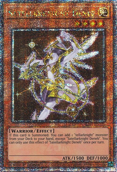 Satellarknight Deneb [RA04-EN227] Quarter Century Secret Rare | Exor Games Summserside