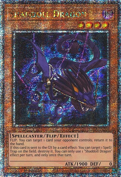 Shaddoll Dragon [RA04-EN228] Quarter Century Secret Rare | Exor Games Summserside