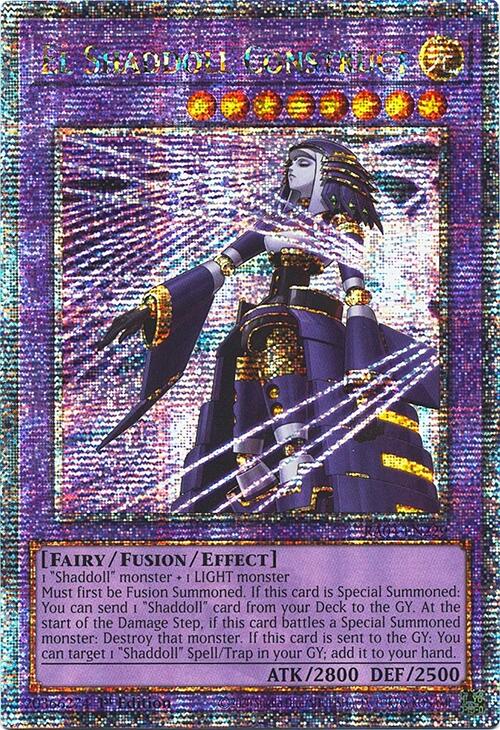 El Shaddoll Construct (Alternate Art) [RA04-EN229] Quarter Century Secret Rare | Exor Games Summserside