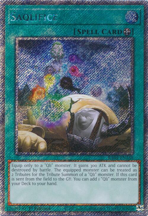 Saqlifice [RA04-EN238] Platinum Secret Rare | Exor Games Summserside
