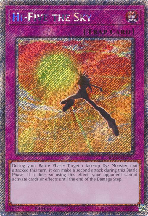 Hi-Five the Sky [RA04-EN239] Platinum Secret Rare | Exor Games Summserside