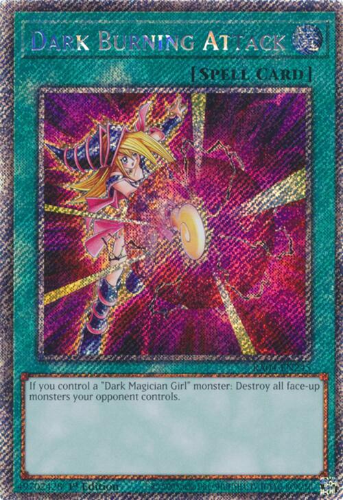 Dark Burning Attack [RA04-EN245] Platinum Secret Rare | Exor Games Summserside