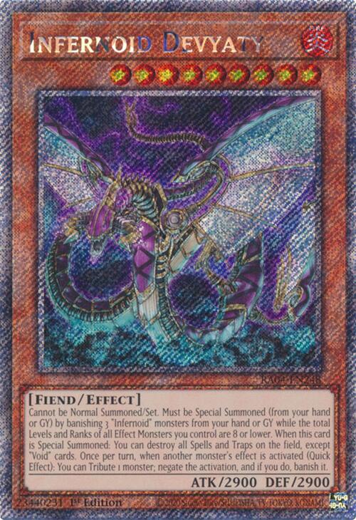 Infernoid Devyaty [RA04-EN248] Platinum Secret Rare | Exor Games Summserside